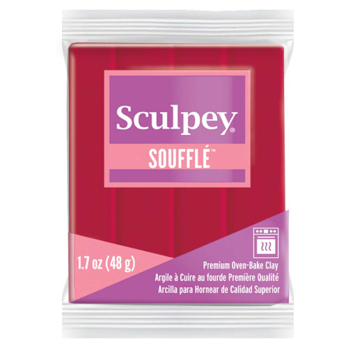5 Pack - Sculpey Souffle Clay 1.7oz-Cherry Pie - SU6-6083