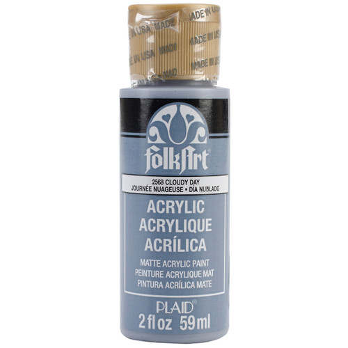 6 Pack - FolkArt Acrylic Paint 2oz-Cloudy Day - FA-2568 - 028995025686