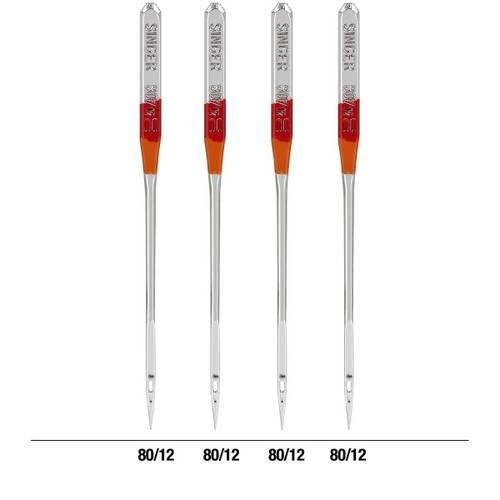 6 Pack - SINGER Universal Regular Point Machine Needles-Size 11/80 4/Pkg - 4715
