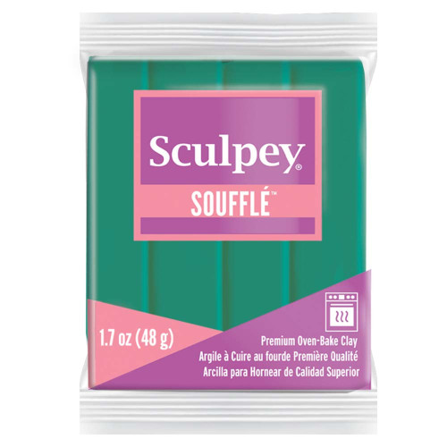 5 Pack - Sculpey Souffle Clay 1.7oz-Jade - SU6-6323