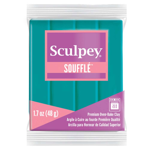 5 Pack - Sculpey Souffle Clay 1.7oz-Sea Glass - SU6-6505