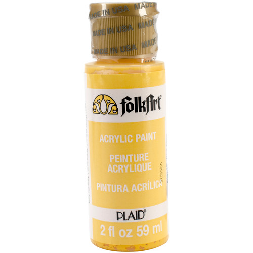 6 Pack - FolkArt Acrylic Paint 2oz-Moon Yellow - FA-2551 - 028995025518