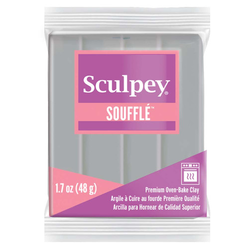 5 Pack - Sculpey Souffle Clay 1.7oz-Concrete - SU6-6645