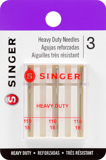 6 Pack Singer Universal Regular Point Machine Needles-Size 18/110 3/Pkg -4758 - 075691047580