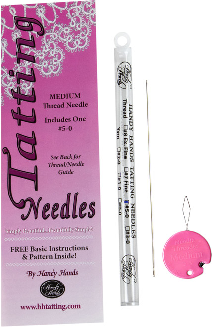 4 Pack - Handy Hands Tatting Needle For Thread-#5-0 - N5