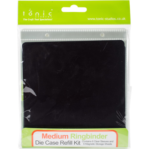 2 Pack Tonic Studios Medium Binder Refills 6"X6" 6/Pkg-Magnetic Sheets W/Plastic Sleeves -345E - 50601935434515060193543451