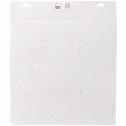 2 Pack - Sten Source Quilt Stencils By Pepper Cory-C. L. Fab Feathers 17"X20" - PC-1911 - 740531752268 2 Pack - Sten Source Quilt Stencils By Pepper Cory-C. L. Fab Feathers 17"X20" - PC-1911 - 740531752268