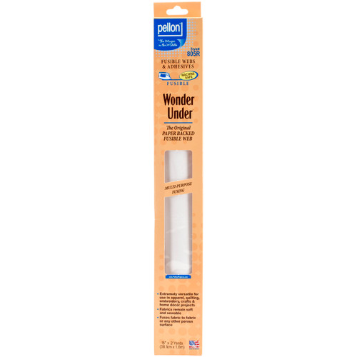 3 Pack - Pellon Wonder-Under Fusible Web-White 15"X2yd - 805R - 075269970128