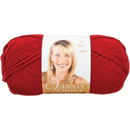 3 Pack Lion Brand Vanna's Choice Yarn-Cranberry 860-180 - 023032861807