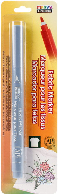 6 Pack - Uchida Permanent Fine Point Fabric Marker-Cool Grey - 522C-37 - 028617523712