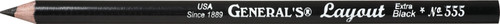 12 Pack - General Pencil Layout Graphite Drawing Pencils 2/Pkg-2B - 5552BPGP - 044974555029