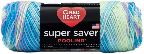 3 Pack - Red Heart Super Saver Pooling Yarn-Stillwater - E300P-8532 - 073650033452