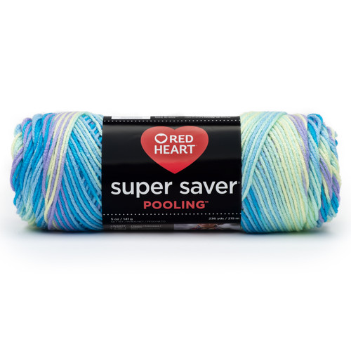 3 Pack - Red Heart Super Saver Pooling Yarn-Stillwater - E300P-8532 - 073650033452