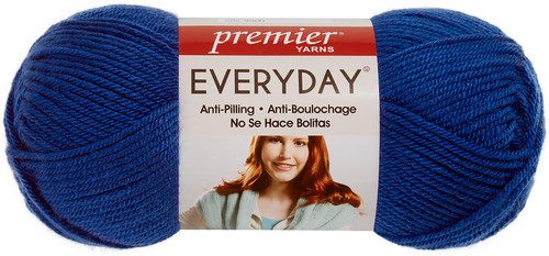 3 Pack - Premier Anti-Pilling Everyday Worsted Yarn-Royal Blue - DN100-9 - 877503001366