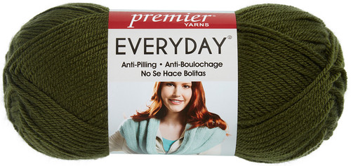 3 Pack - Premier Anti-Pilling Everyday Worsted Yarn-Pine Green - DN100-8 - 877503001359 3 Pack - Premier Anti-Pilling Everyday Worsted Yarn-Pine Green - DN100-8 - 877503001359