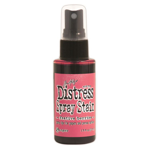 3 Pack Tim Holtz Distress Spray Stain 1.9oz-Festive Berries TSS-42273 - 789541042273