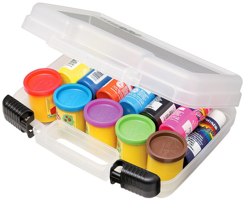 2 Pack ArtBin Quick View Carrying Case-10.5"X3.125"X8.375" Translucent 8010AB