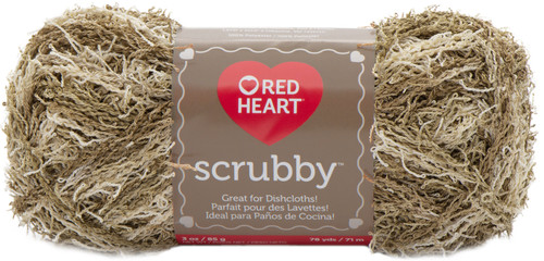 3 Pack Red Heart Scrubby Yarn-Almond E833-938 - 073650009334