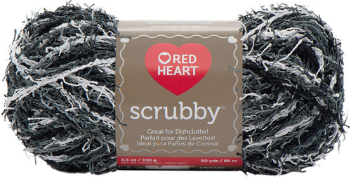 3 Pack Red Heart Scrubby Yarn-Marble E833-930 - 073650009297