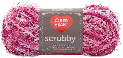 3 Pack Red Heart Scrubby Yarn-Candy E833-934 - 073650009310