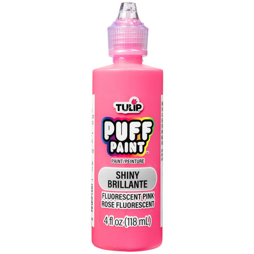 3 Pack - Tulip Dimensional Fabric Paint 4oz-Slick - Pink Fluorescent Pink - FLS-41410 - 035862414108