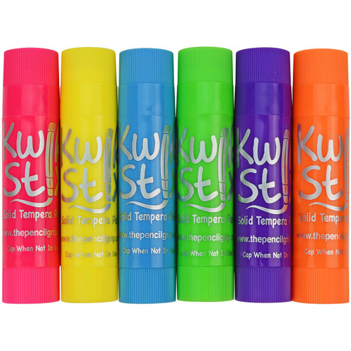 3 Pack Kwik Stix Solid Tempera Paint Sticks 6/Pkg-Neon TPG-6-10