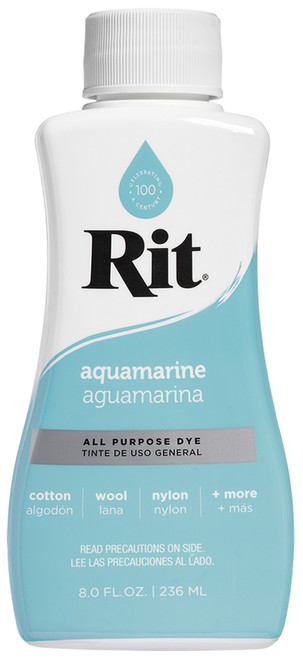 3 Pack Rit Dye Liquid 8oz-Aquamarine 8-24 - 885967882407