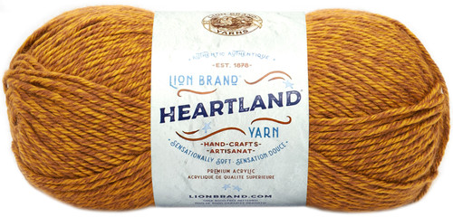 3 Pack Lion Brand Heartland Yarn-Bryce Canyon 136-130 - 023032014425