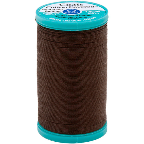 3 Pack - Coats Bold Hand Quilting Thread 175yd-Chona Brown - S922-8960 - 073650831256