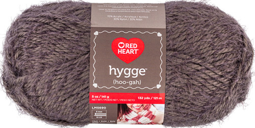 3 Pack - Red Heart Hygge Yarn 5oz-Sterling - E869-8340 - 073650030895
