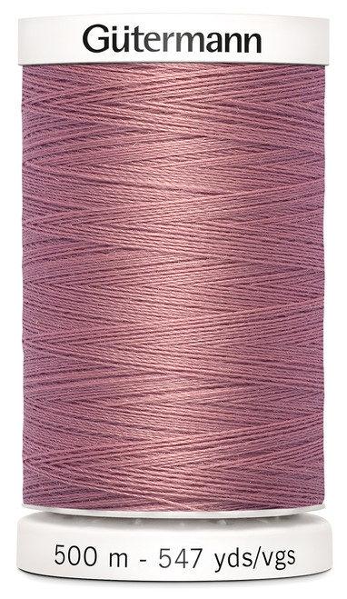5 Pack - Gutermann Sew-All Thread 547yd-Old Rose - 501-323 - 077780006393