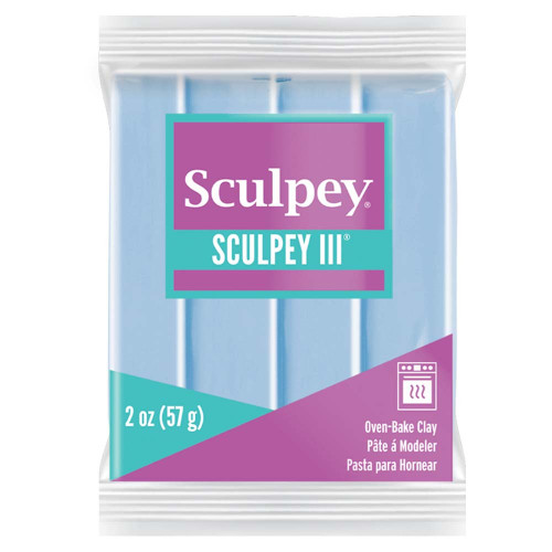 5 Pack Sculpey III Oven-Bake Clay 2oz-Sky Blue S302-1144 - 715891111444