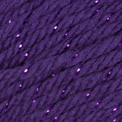 3 Pack - Caron Simply Soft Party Yarn-Purple Sparkle - H97PAR-6