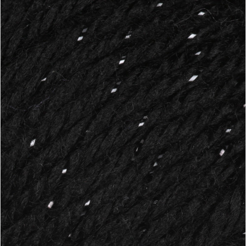 3 Pack - Caron Simply Soft Party Yarn-Black Sparkle - H97PAR-7