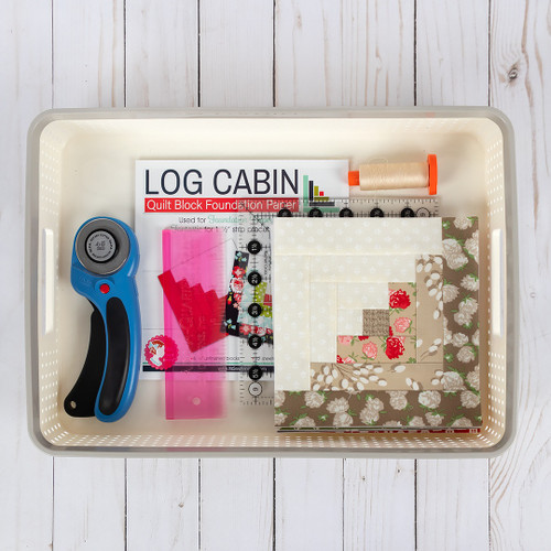 2 Pack - It's Sew Emma Quilt Block Foundation Paper-6" Log Cabin - ISE752 2 Pack - It's Sew Emma Quilt Block Foundation Paper-6" Log Cabin - ISE752