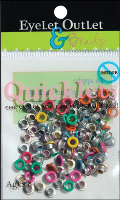 4 Pack - Eyelet Outlet Quicklets Round 84/Pkg-Summer 2 - QRND-950 - 879693009504 4 Pack - Eyelet Outlet Quicklets Round 84/Pkg-Summer 2 - QRND-950 - 879693009504