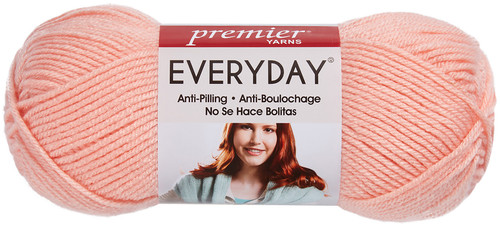 3 Pack - Premier Anti-Pilling Everyday Worsted Yarn-Soft Peach - DN100-55 - 847652055831 3 Pack - Premier Anti-Pilling Everyday Worsted Yarn-Soft Peach - DN100-55 - 847652055831