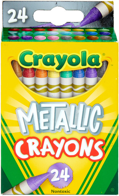 Crayola Crayons-Metallic 24/Pkg 52-8815 - 071662088156