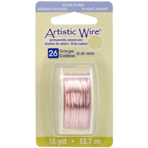 4 Pack - Artistic Wire 26 Gauge 15yd-Rose Gold - 26AWG-21 - 035926117136