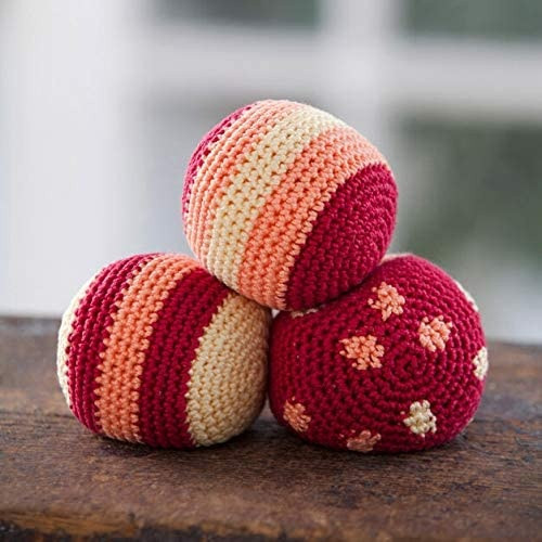 3 Pack - Aunt Lydia's Fashion Crochet Thread Size 3-Warm Rose - 182-775