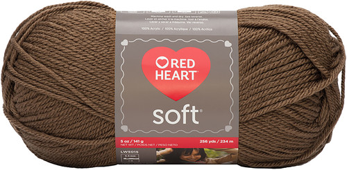 3 Pack - Red Heart Soft Yarn-Toast - E728-1882 - 073650785450