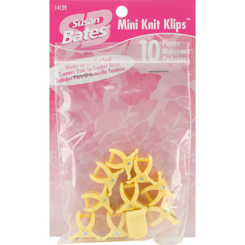 3 Pack - Susan Bates Mini Knit Clips-10/Pkg - 14139 - 077216005327