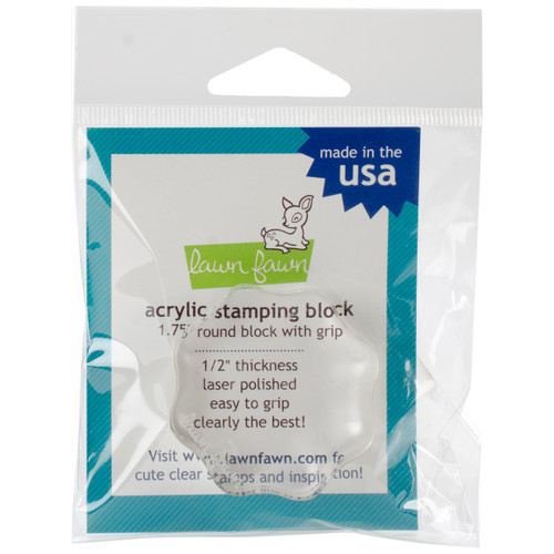 3 Pack - Lawn Fawn Acrylic Stamping Block W/Grid-1.75" Round - LF496 - 030915068543 3 Pack - Lawn Fawn Acrylic Stamping Block W/Grid-1.75" Round - LF496 - 030915068543