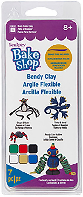 2 Pack Sculpey Bake Shop Oven-Bake Clay Kit-Bake & Bend K36120