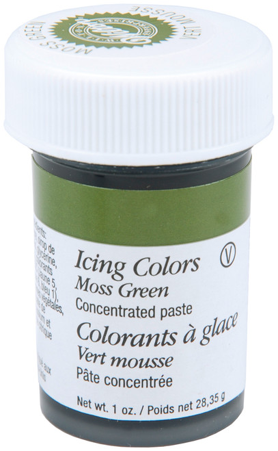 6 Pack Wilton Icing Colors 1oz-Moss Green W610-851 - 070896068514