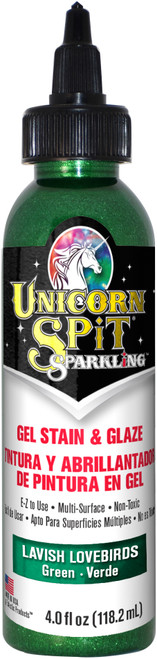 2 Pack - Unicorn Spit Sparkling Wood Stain & Glaze 4oz-Lavish Lovebirds - 5775-005 - 076818006251