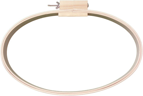 Frank A. Edmunds Wood Quilt Hoop-9"X15" - 5915