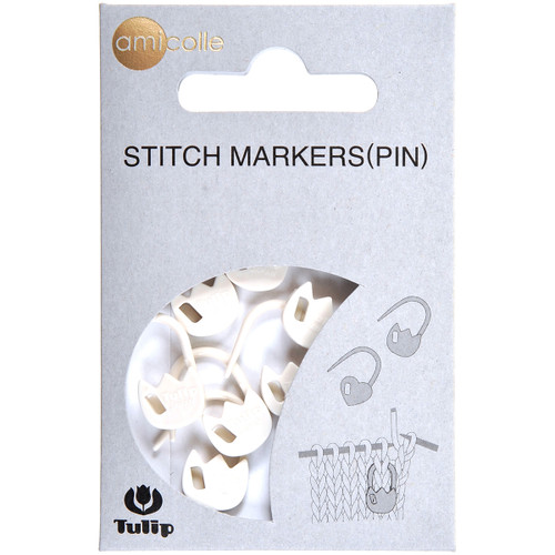 3 Pack Tulip Stitch Markers 7/Pkg-Tulip/White -AC-27 - 846550013929