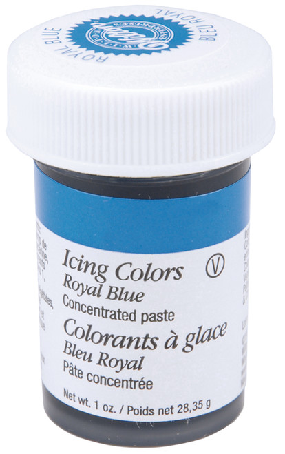 6 Pack Wilton Icing Colors 1oz-Royal Blue W610-655 - 070896066558