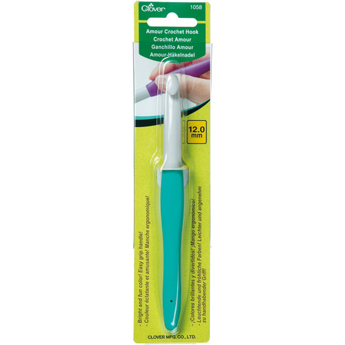 3 Pack Clover Amour Crochet Hook-Size 12mm 1058 - 051221710582